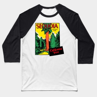 SEQUOIA NATIONAL PARK Vintage Style Baseball T-Shirt